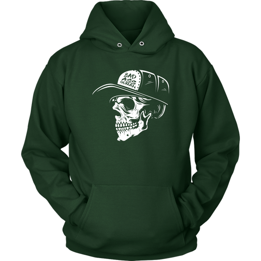 BAD ASS HUMAN SKULLCAP HOODIE