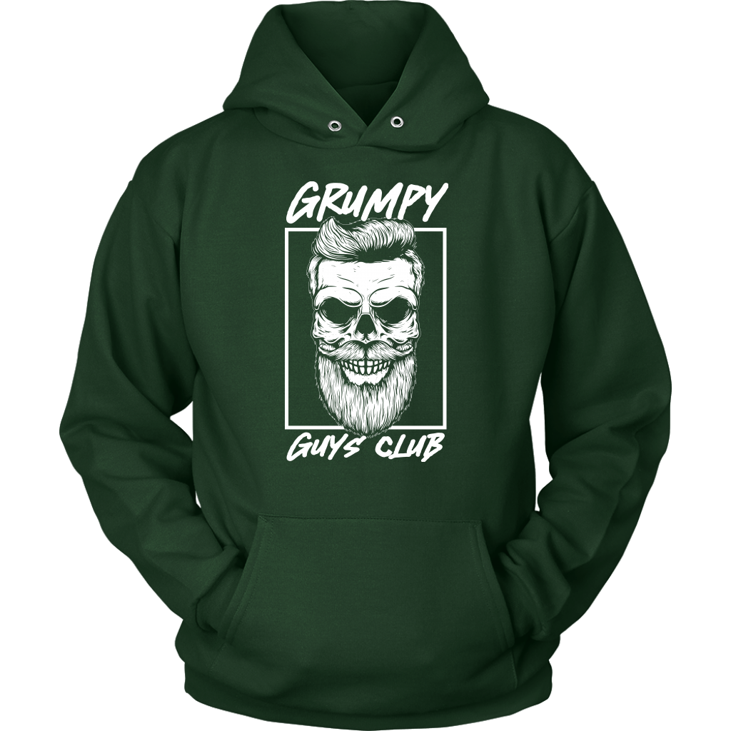 GRUMPY GUYS CLUB SKULL HOODIE