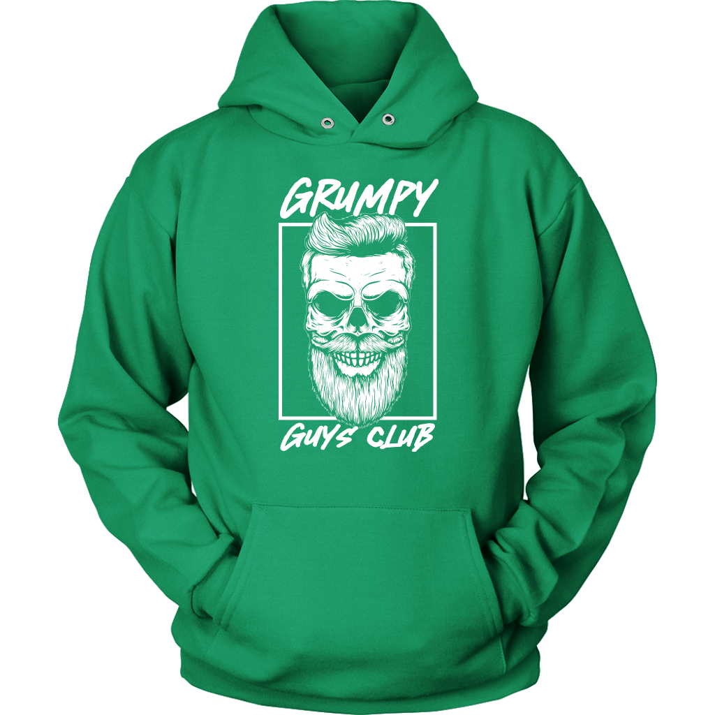 GRUMPY GUYS CLUB SKULL HOODIE