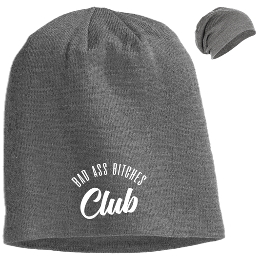 BAD ASS BITCHES CLUB Slouch Beanie