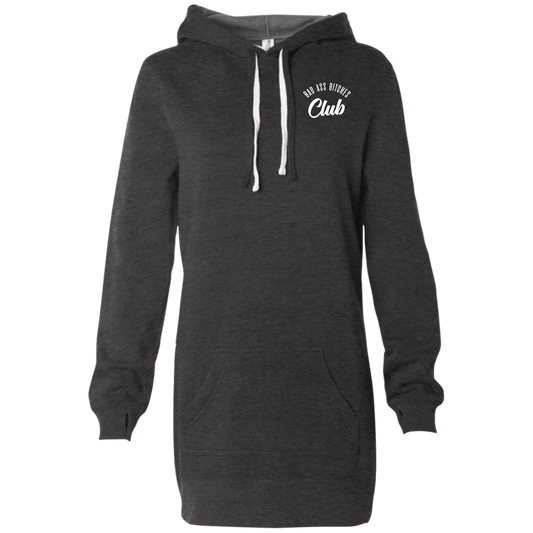 BAD ASS BITCHES CLUB Hooded Pullover Dress