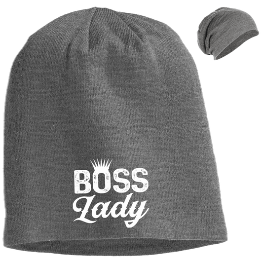 BOSS LADY Slouch Beanie