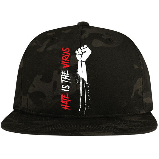 HATE IS THE VIRUS High-Profile Snapback Hat