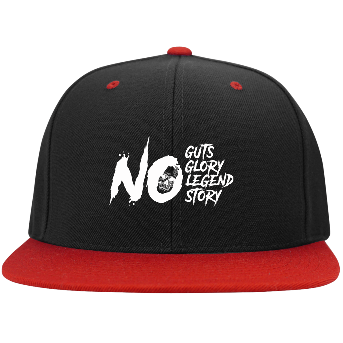 NO GUTS NO GLORY High-Profile Snapback Hat