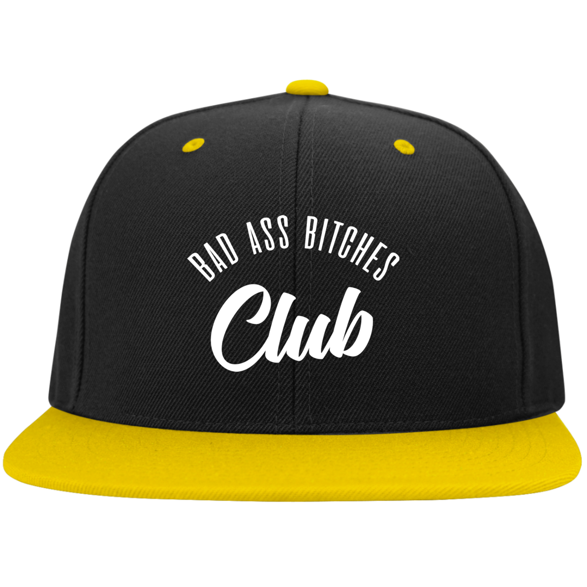 BAD ASS BITCHES CLUB High-Profile Snapback Hat