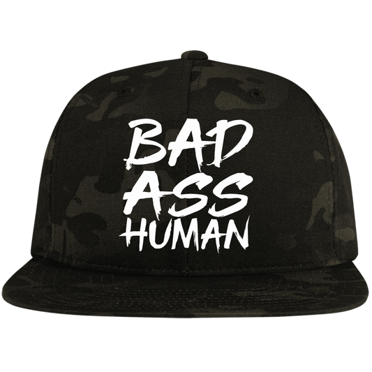 BAD ASS HUMAN OG High-Profile Snapback Hat