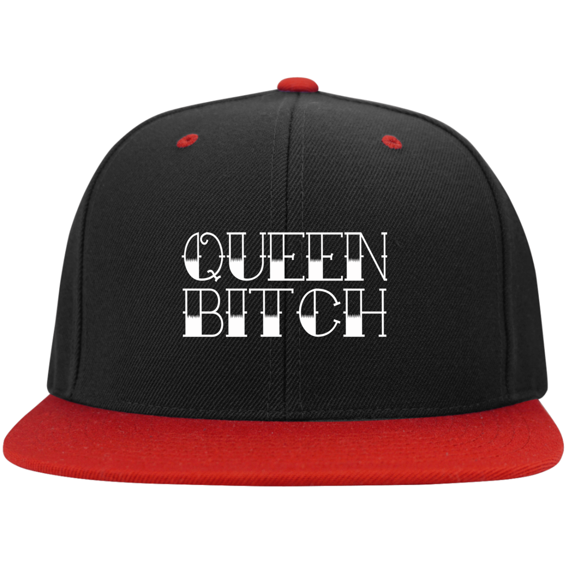 QUEEN BITCH TITLE High-Profile Snapback Hat