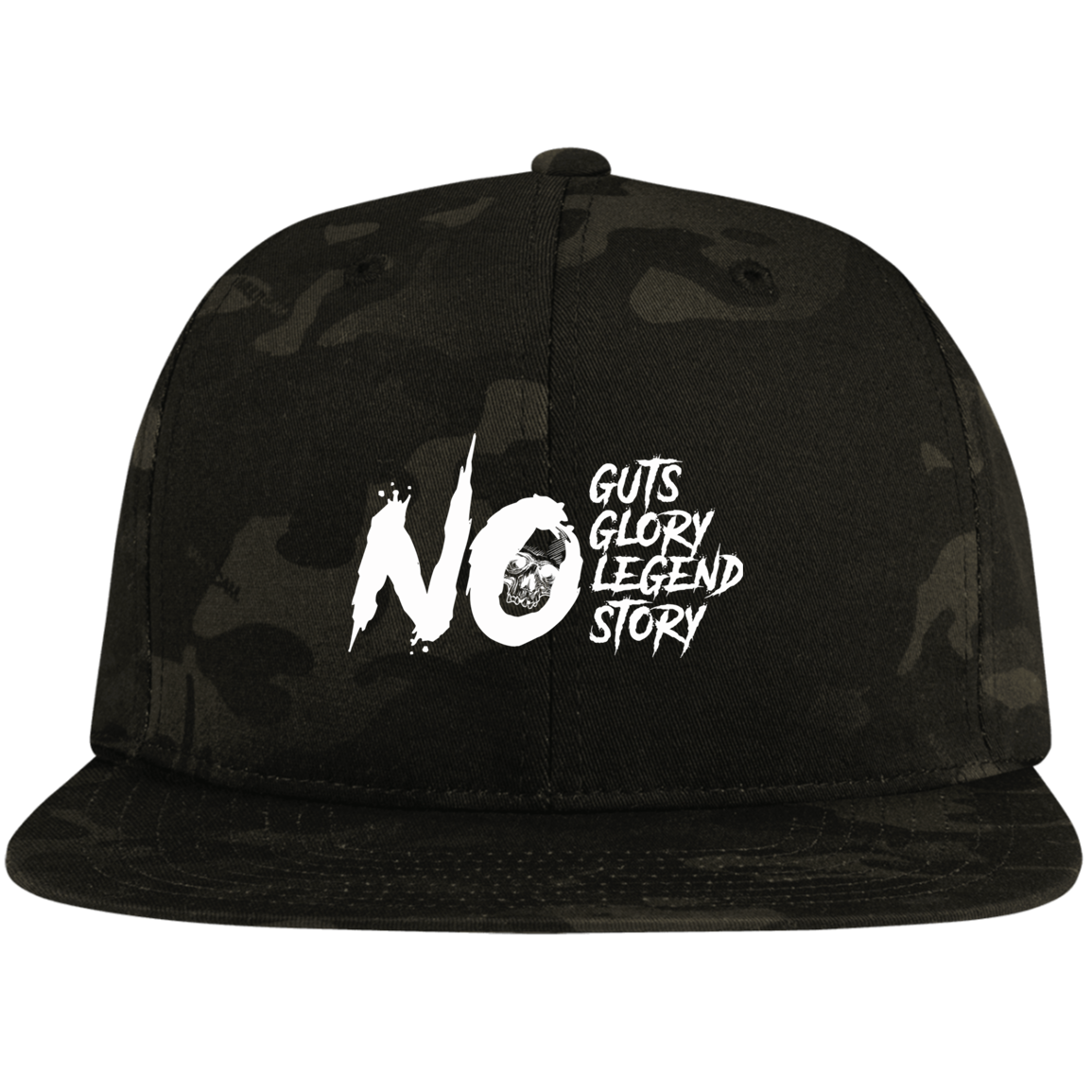 NO GUTS NO GLORY High-Profile Snapback Hat