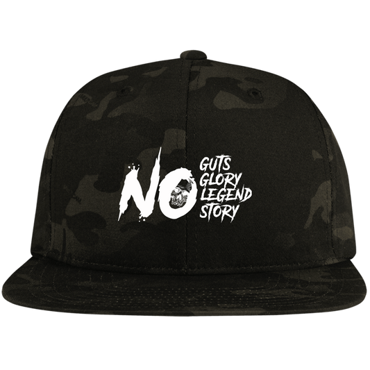 NO GUTS NO GLORY High-Profile Snapback Hat