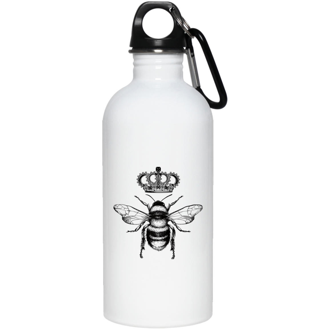 QB CLASSY QUEEN BEE STAINLESS STEEL 20 0Z WATER BOTTLE
