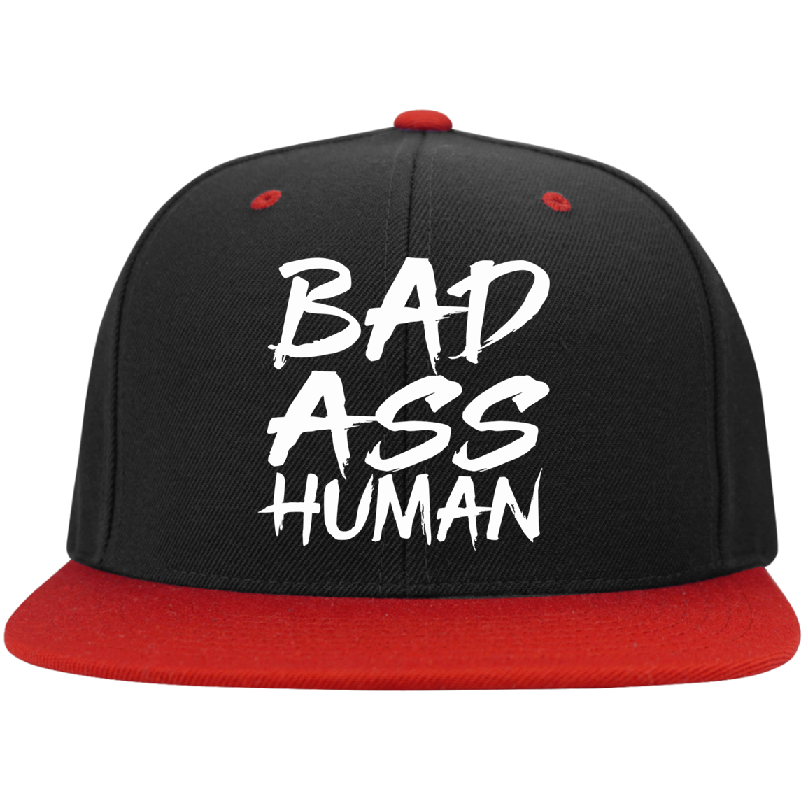 BAD ASS HUMAN OG High-Profile Snapback Hat