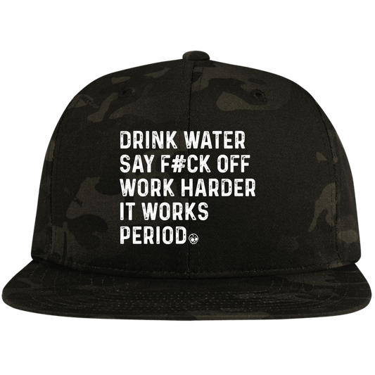 SAY F*CK OFF High-Profile Snapback Hat