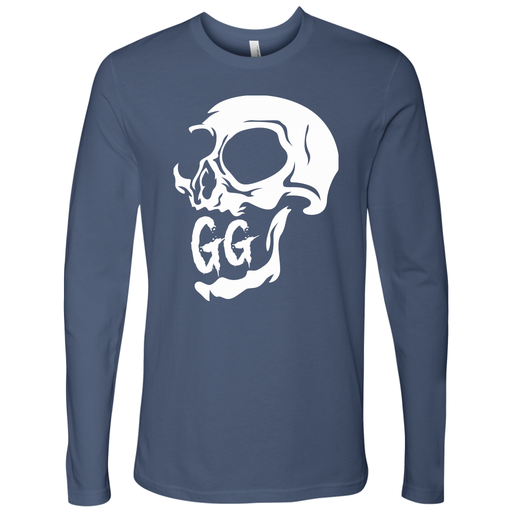 GRUMPY GUY CREEPY SKULL LONG SLEEVE