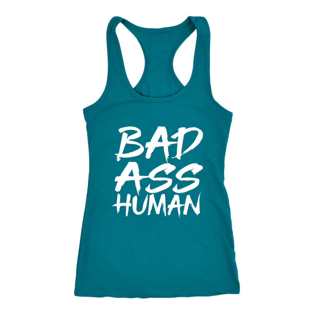 BAD ASS HUMAN RACERBACK TANK