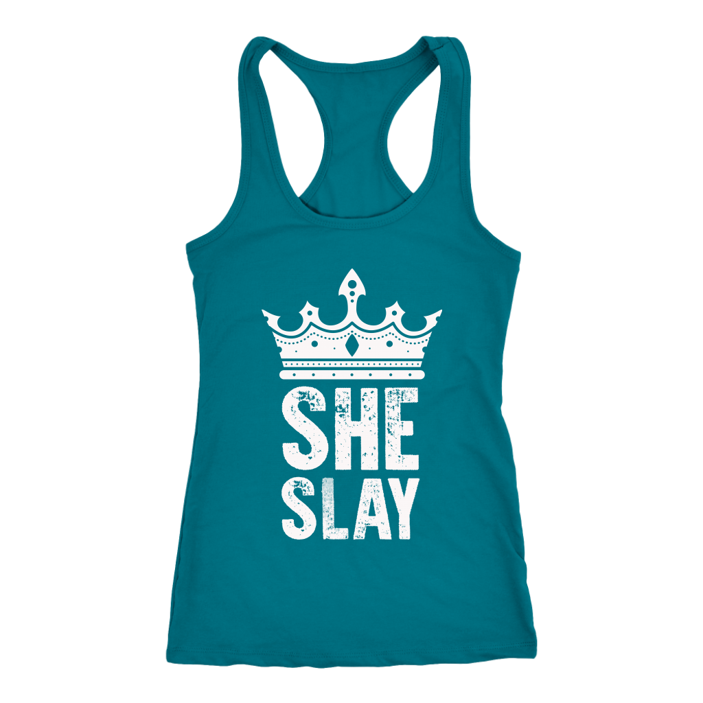 SHE SLAY RACERBACK TANK