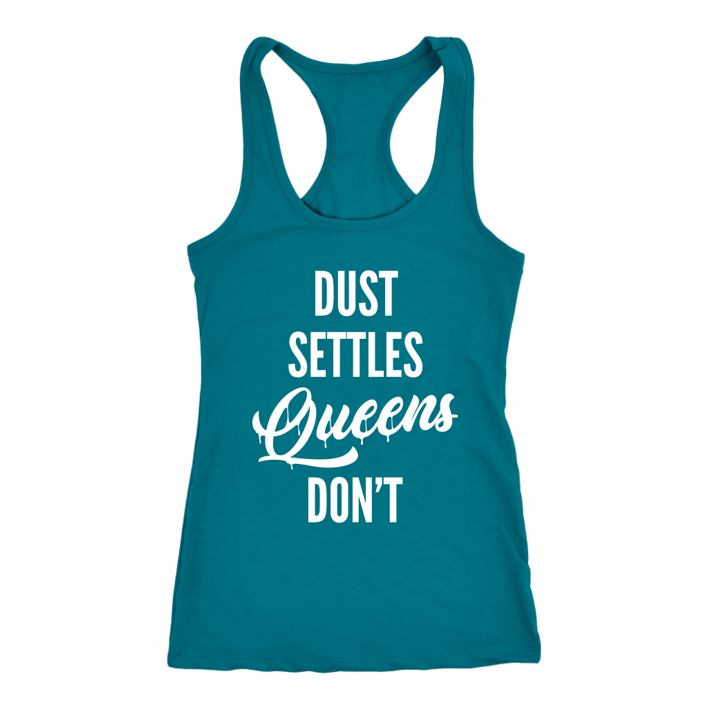 QUEENS DON'T SETTLE RACERBACK TANK