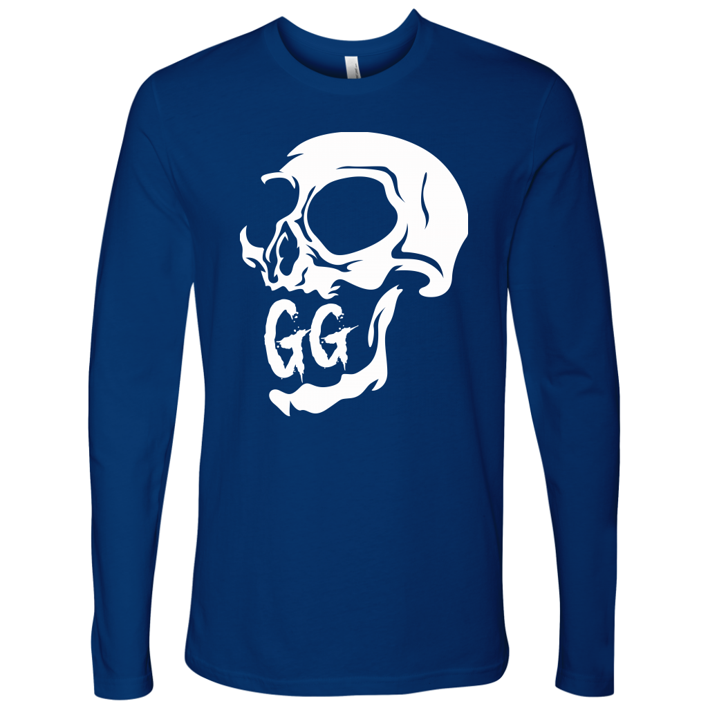 GRUMPY GUY CREEPY SKULL LONG SLEEVE