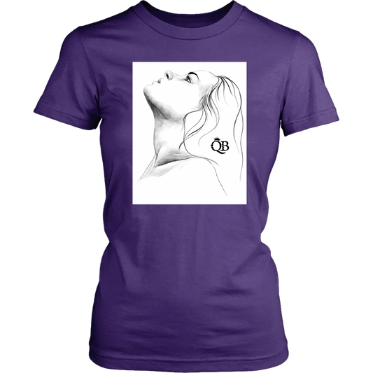 QB CLASSY PORTRAIT WOMENS TSHIRT