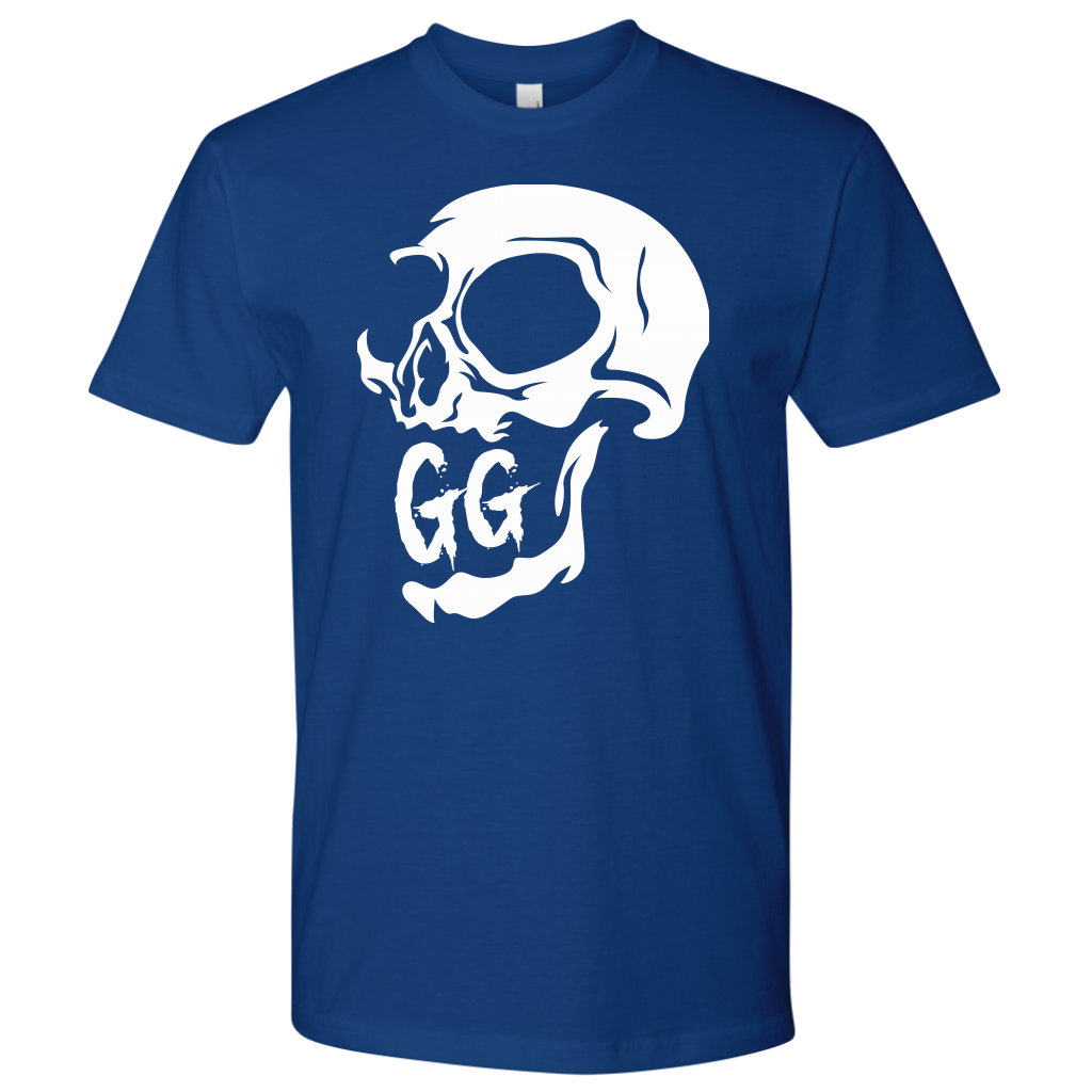 GRUMPY GUY CREEPY SKULL TSHIRT