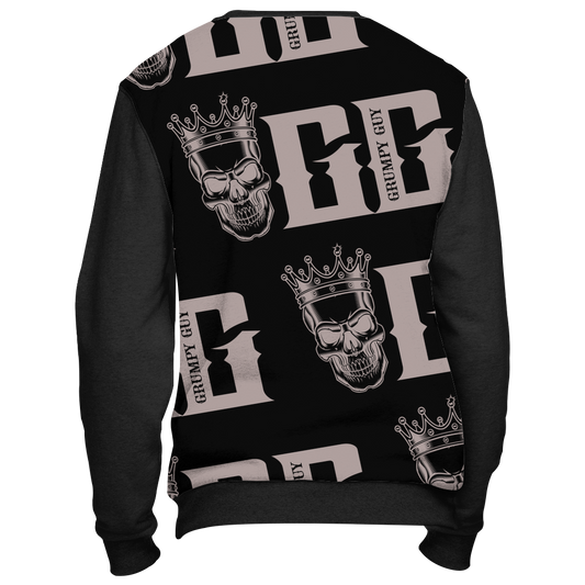 GRUMPY SKULL ALL OVER PRINT