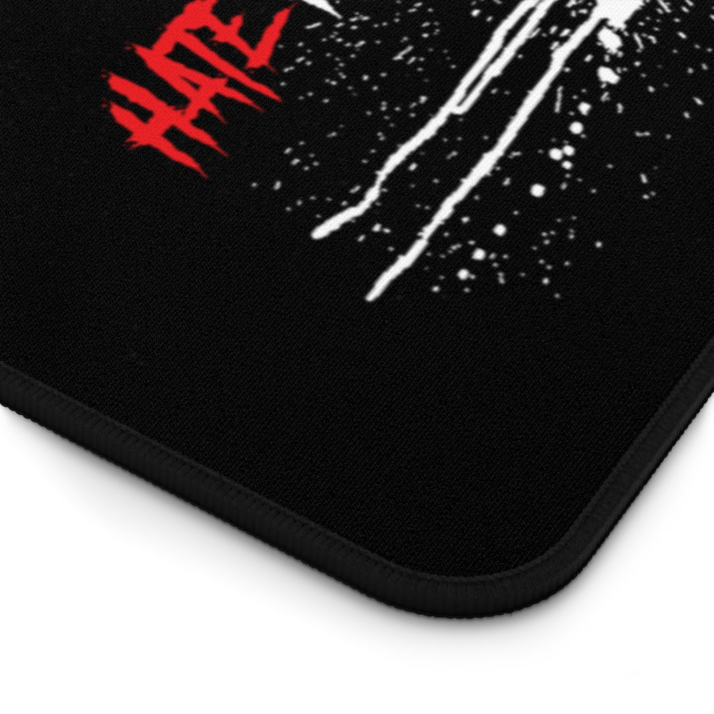 HATE IS THE VIRUS DRIP Desk Mat