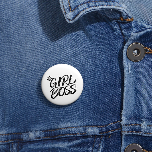 GIRL BOSS Pin Buttons