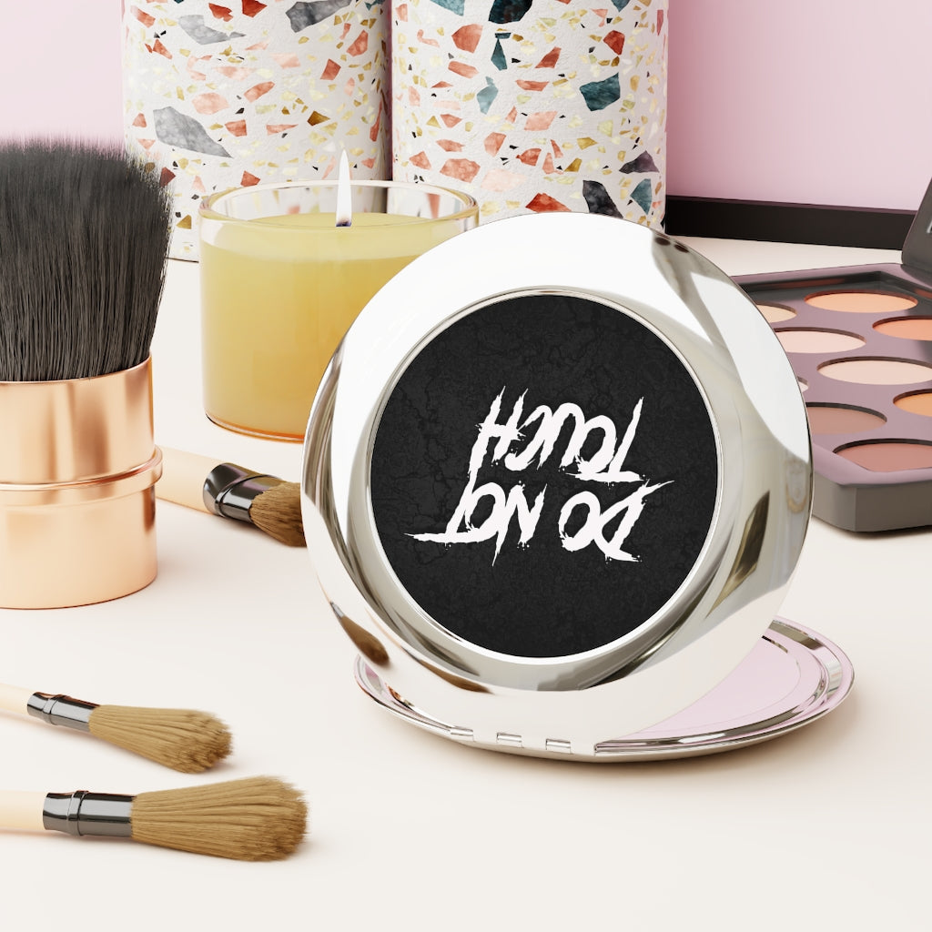 DO NOT TOUCH Compact Travel Mirror
