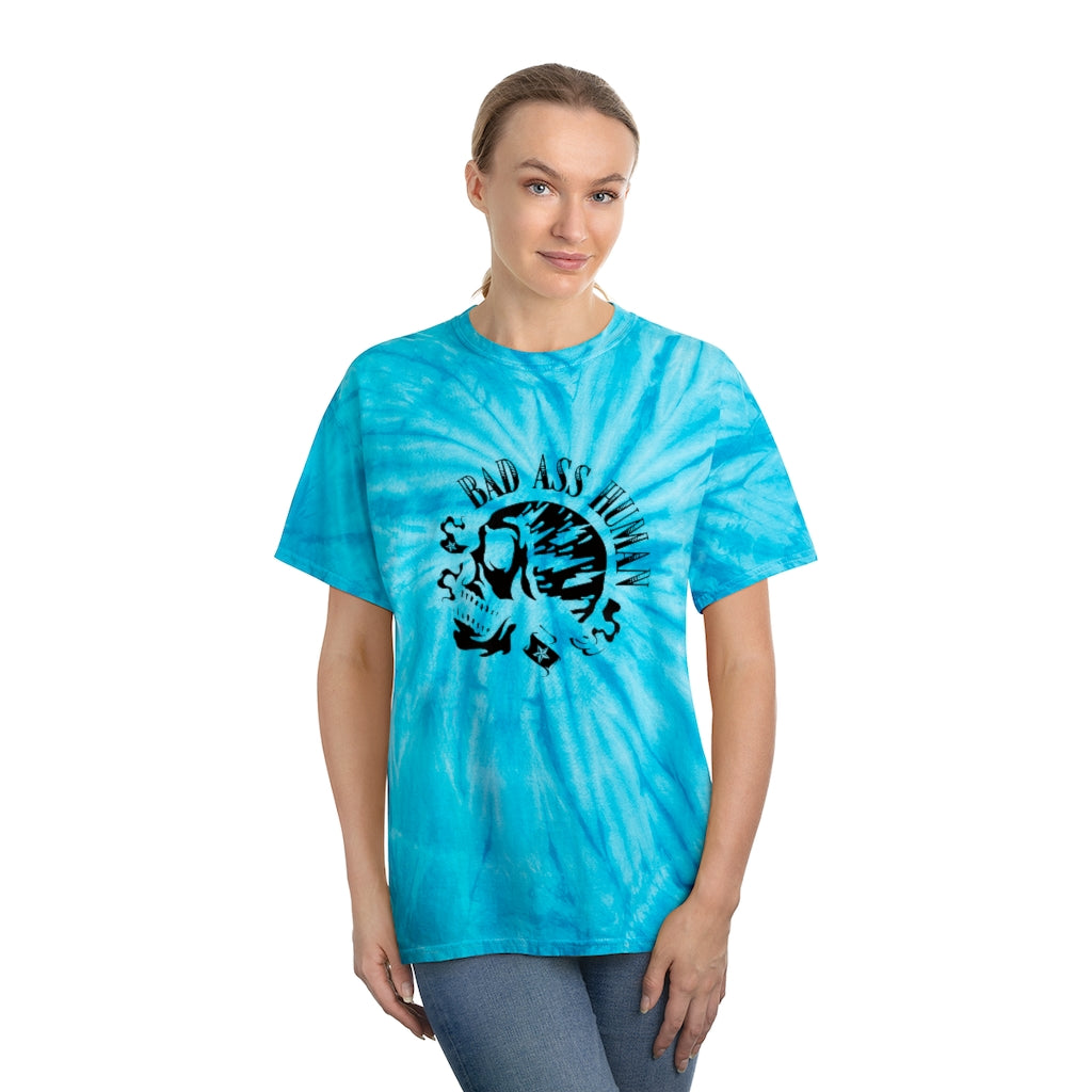 BAD ASS HUMAN MOHAWK Tie-Dye Tee / Cyclone