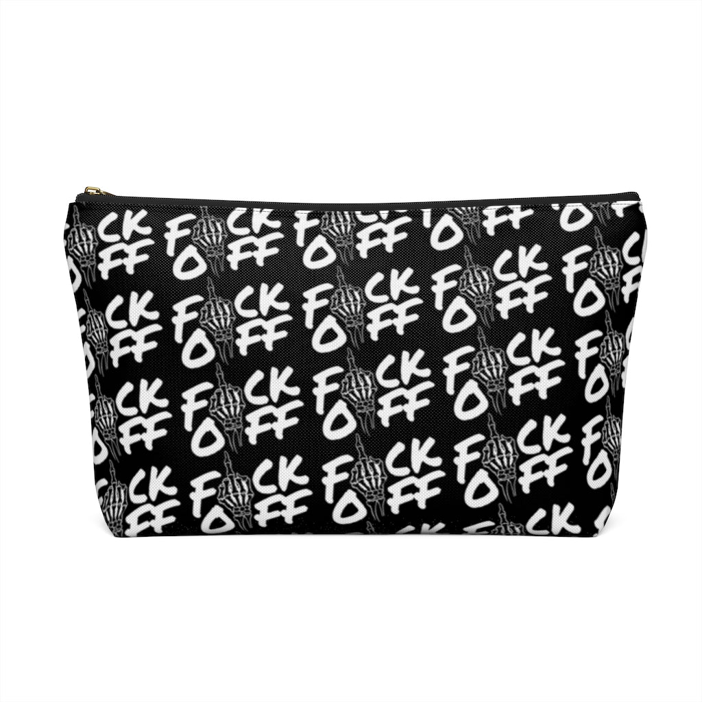 F*CK OFF Accessory Pouch w T-bottom