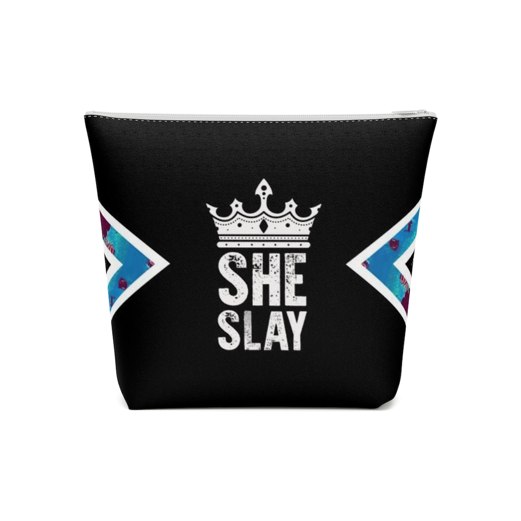 SHE SLAY Cotton Cosmetic Bag