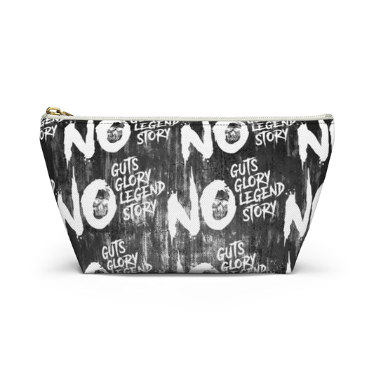 NO GUTS NO GLORY Accessory Pouch w T-bottom