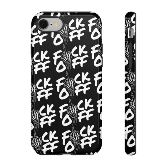 F*CK OFF BLACK Tough Case