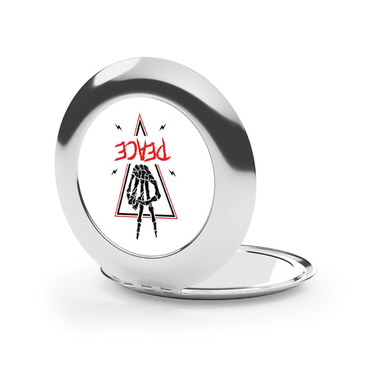 PEACE OUT Compact Travel Mirror