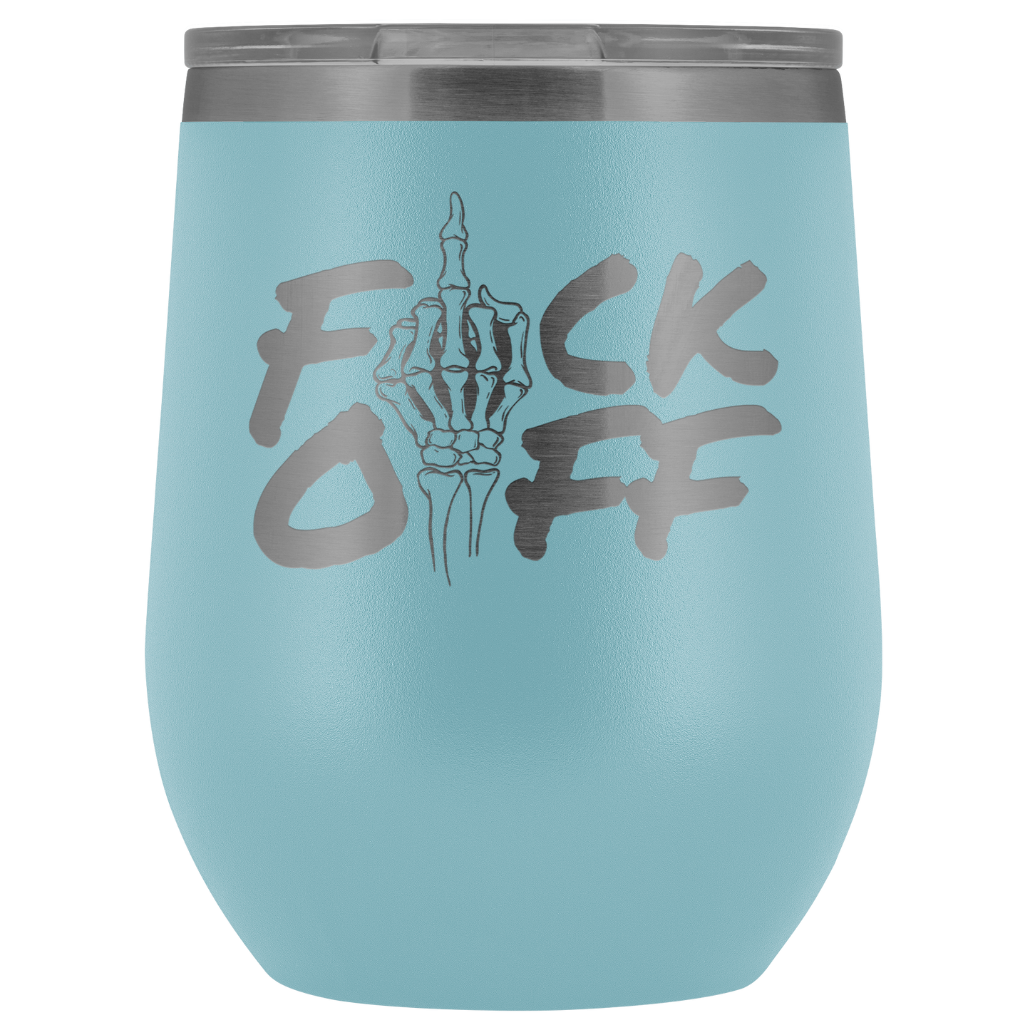 F*CK OFF WINE TUMBLER