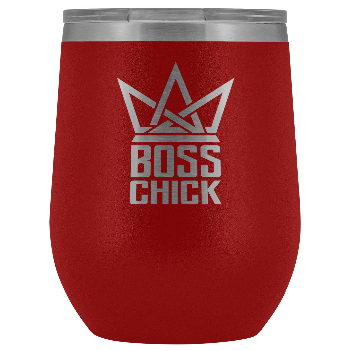 BOSS CHICK WINE TUMBLER