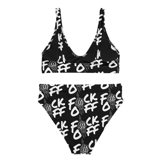 F*CK OFF Recycled High-Waisted Bikini