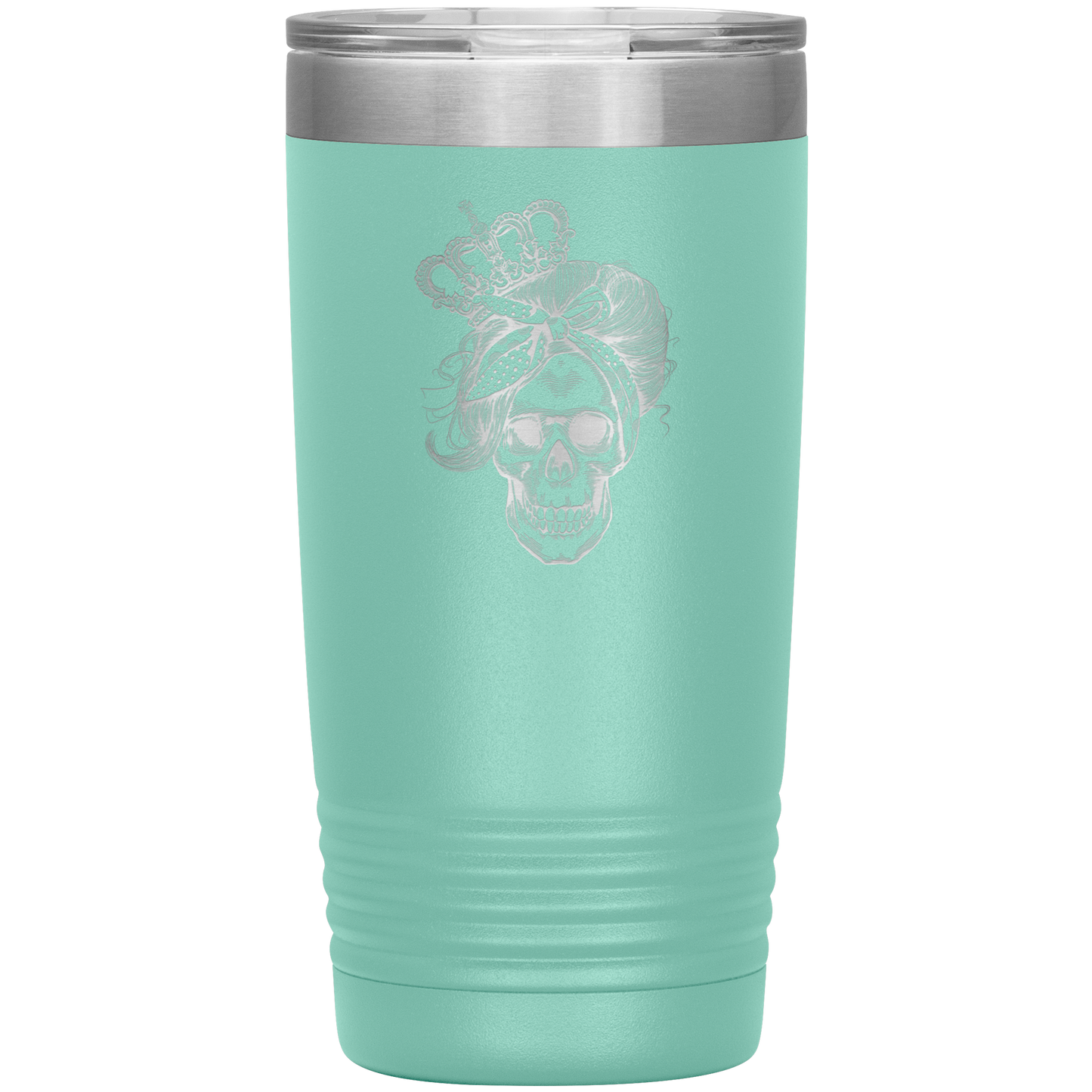 LONG LIVE THE QUEEN SKULL 20 OZ TUMBLER