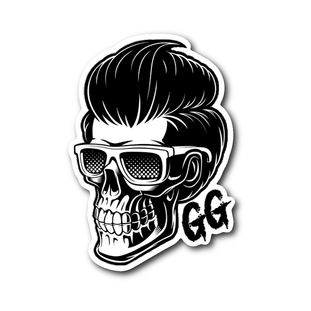 GRUMPY GLASSES STICKER