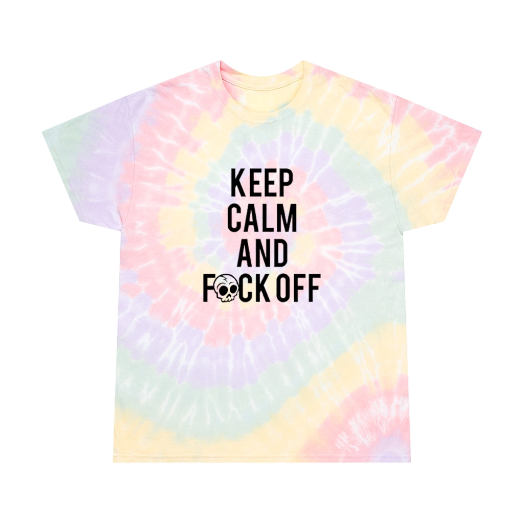 KEEP CALM AND F*CK OFF Tie-Dye Tee / Spiral