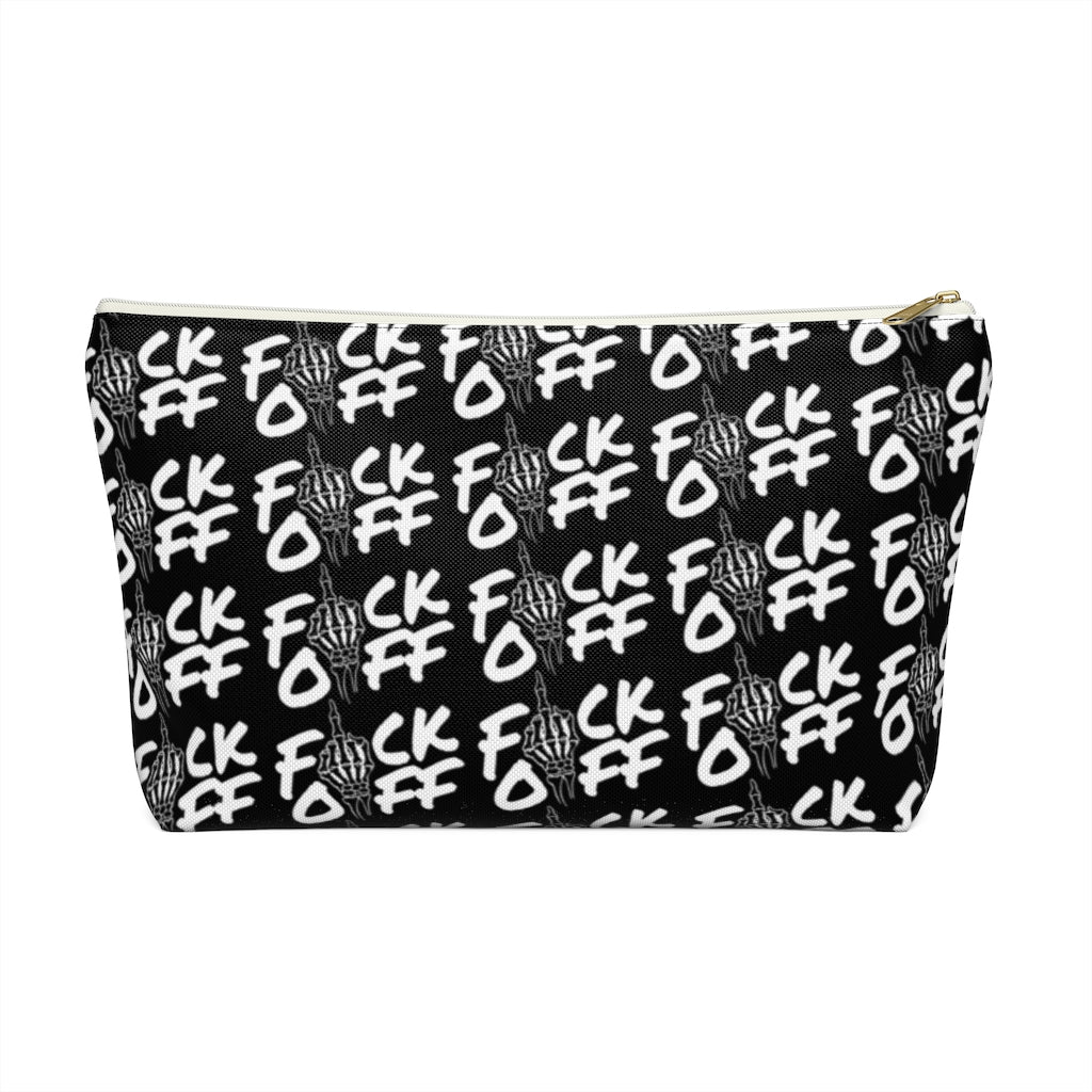 F*CK OFF Accessory Pouch w T-bottom