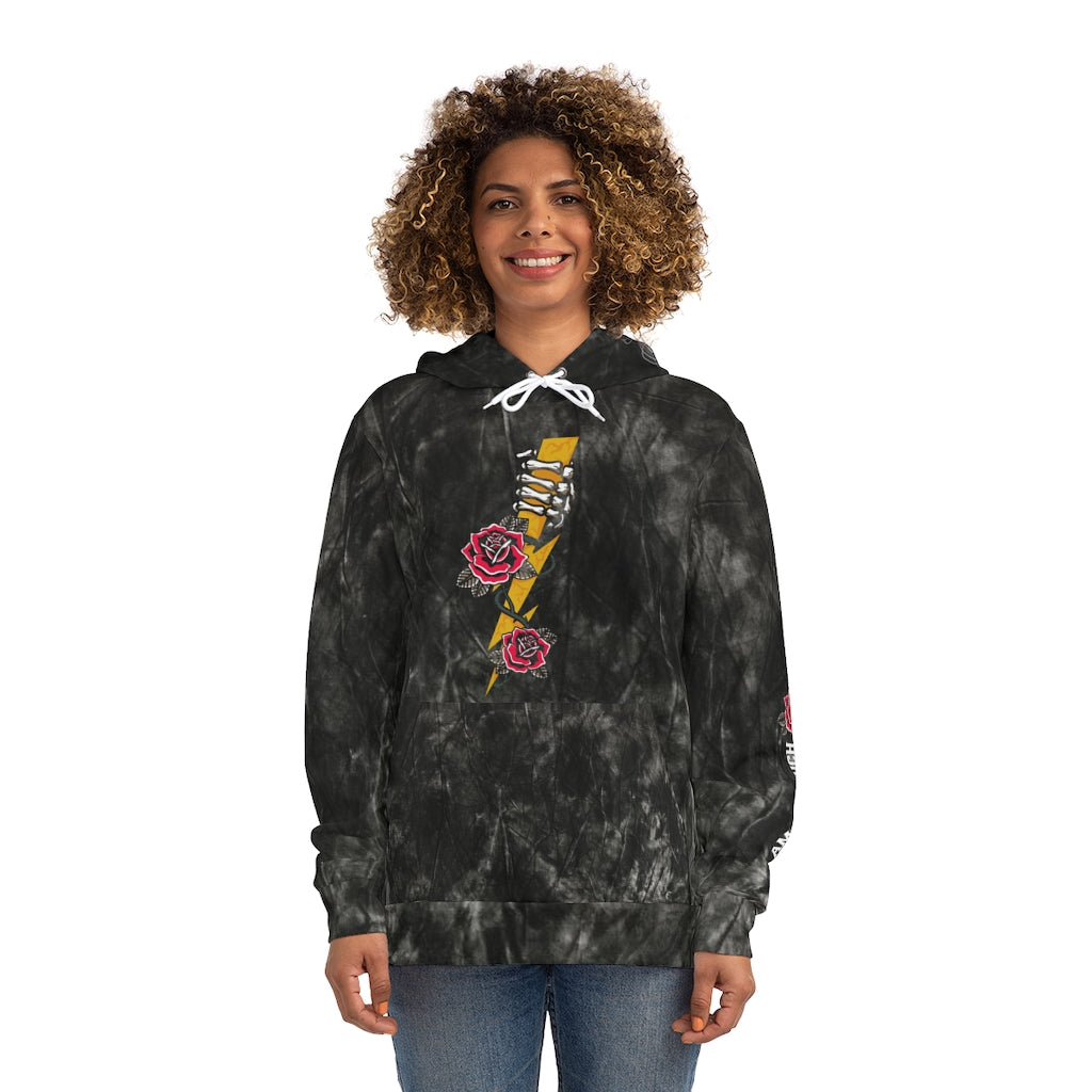 TOO MUCH FIND LESS TIE DYE HOODIE