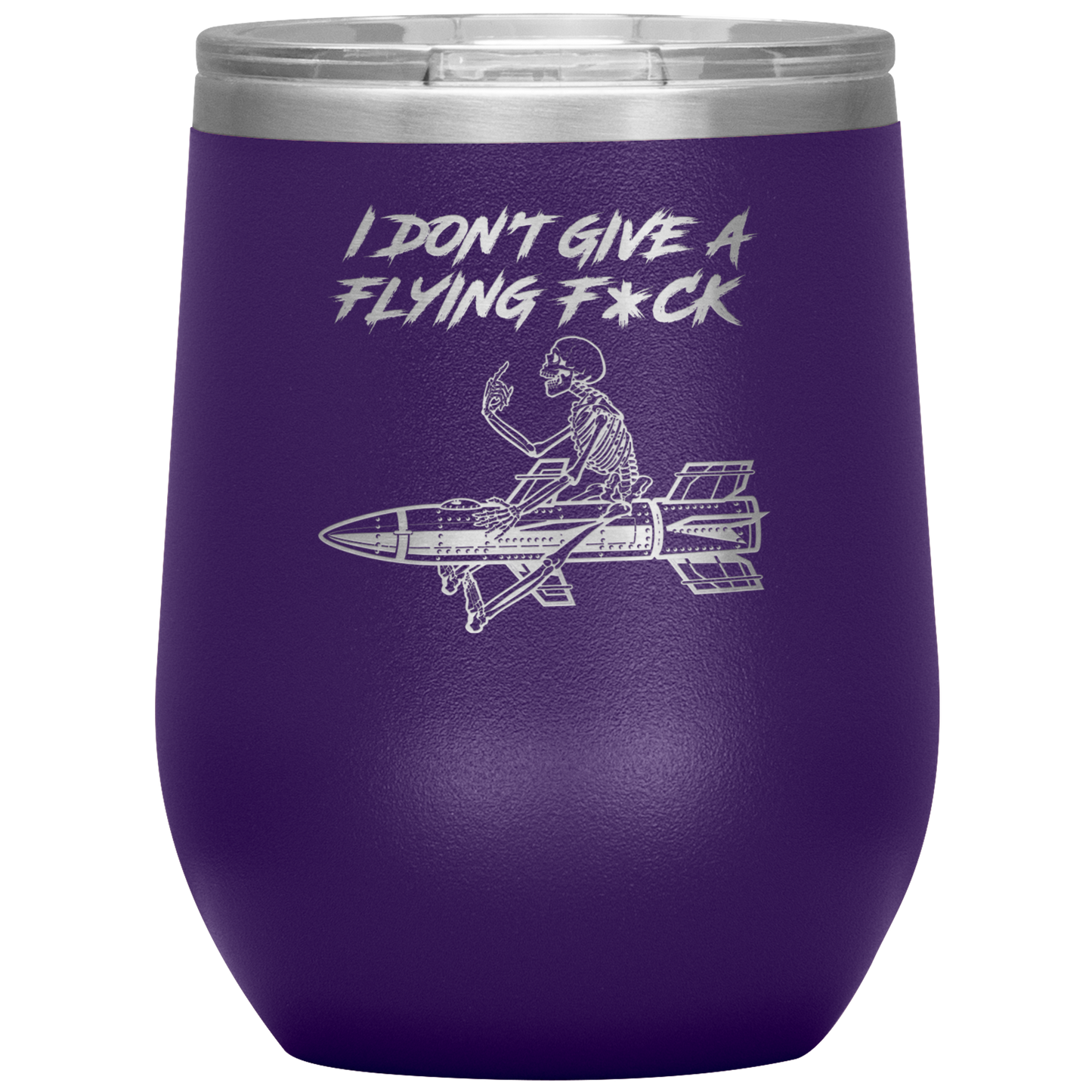 FLYING F*CK WINE TUMBLER