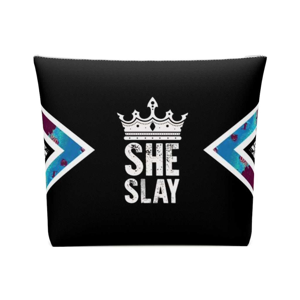 SHE SLAY Cotton Cosmetic Bag