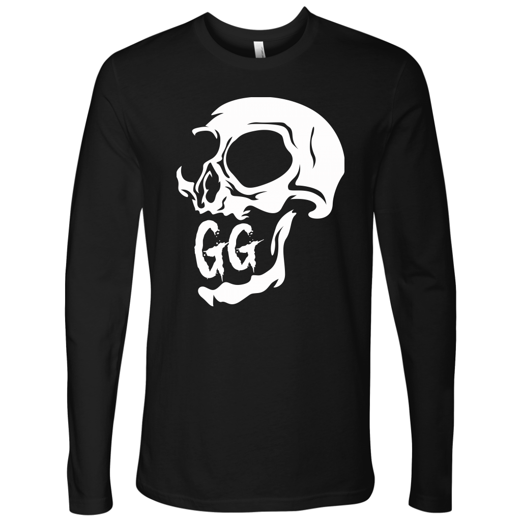 GRUMPY GUY CREEPY SKULL LONG SLEEVE