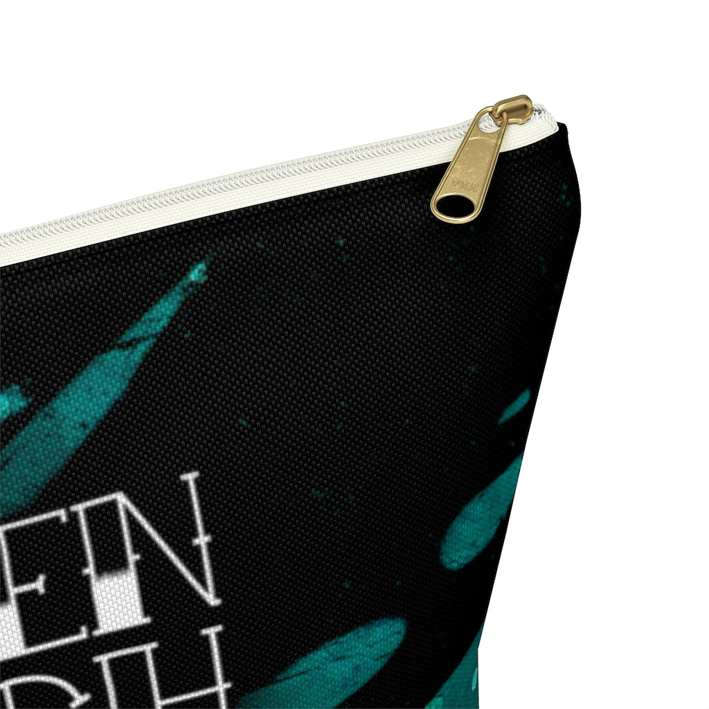 QUEEN BITCH TATTOO TITLE GRAFFITI Accessory Pouch