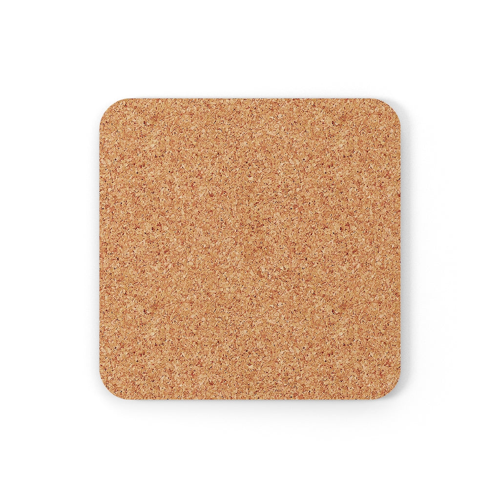GRUMPY ASS GUYS CLUB RED SKULL Corkwood Coaster Set