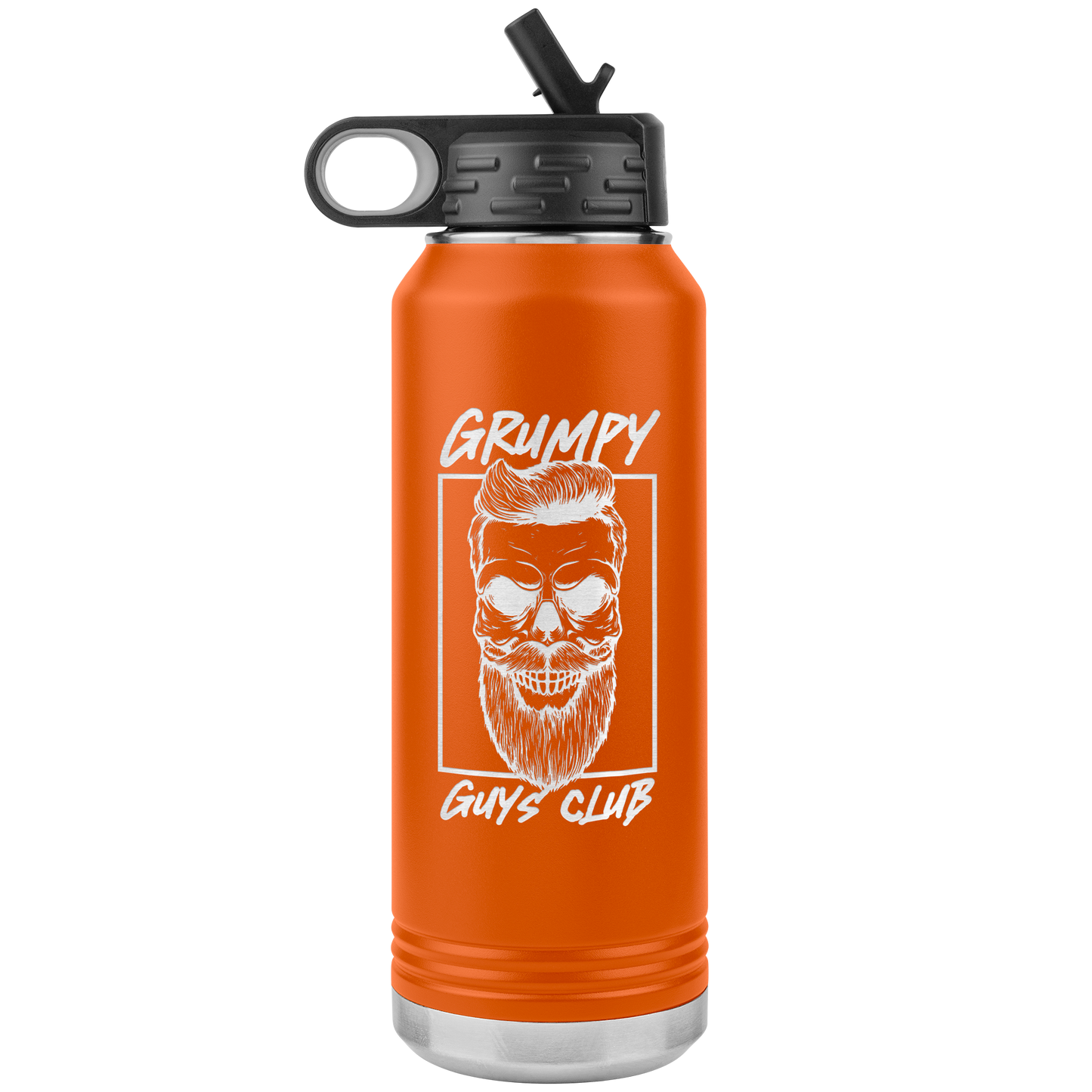 GRUMPY GUYS CLUB SKULL 32 OZ WATER BOTTLE