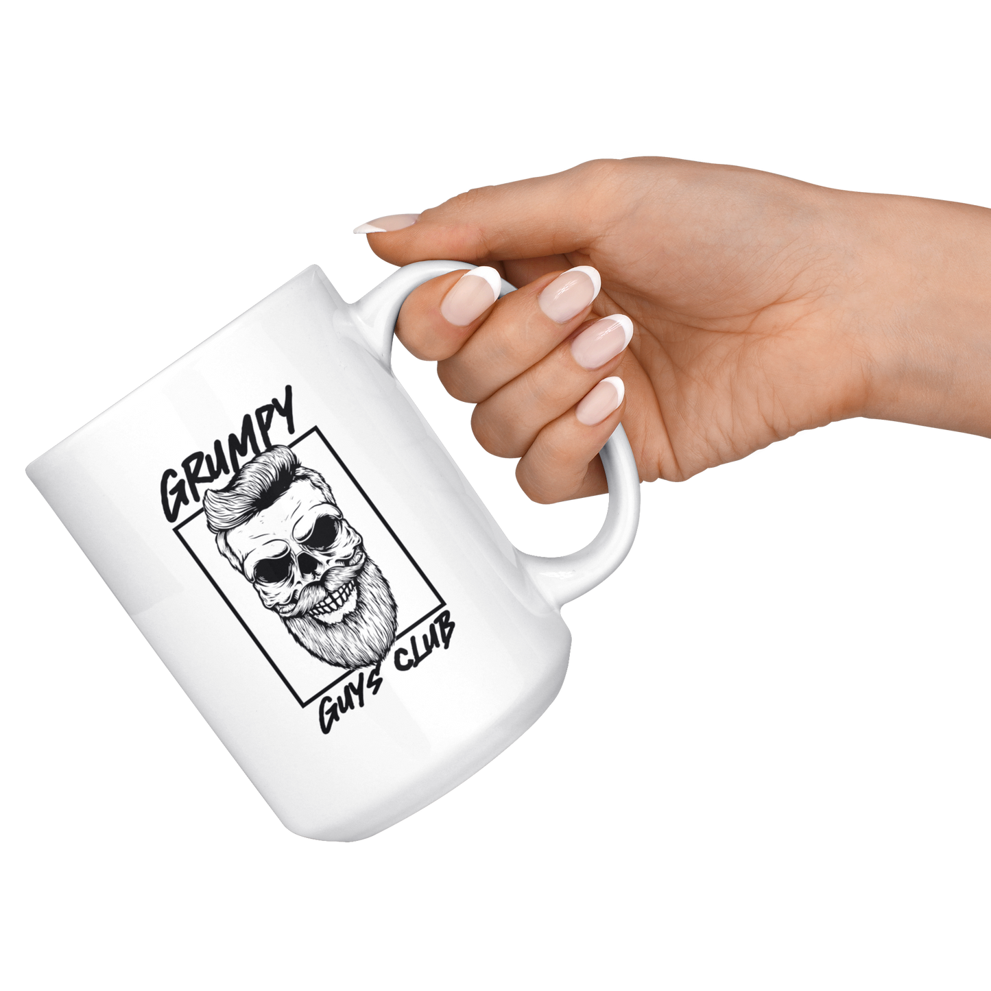 GRUMPY GUYS CLUB SKULL MUG
