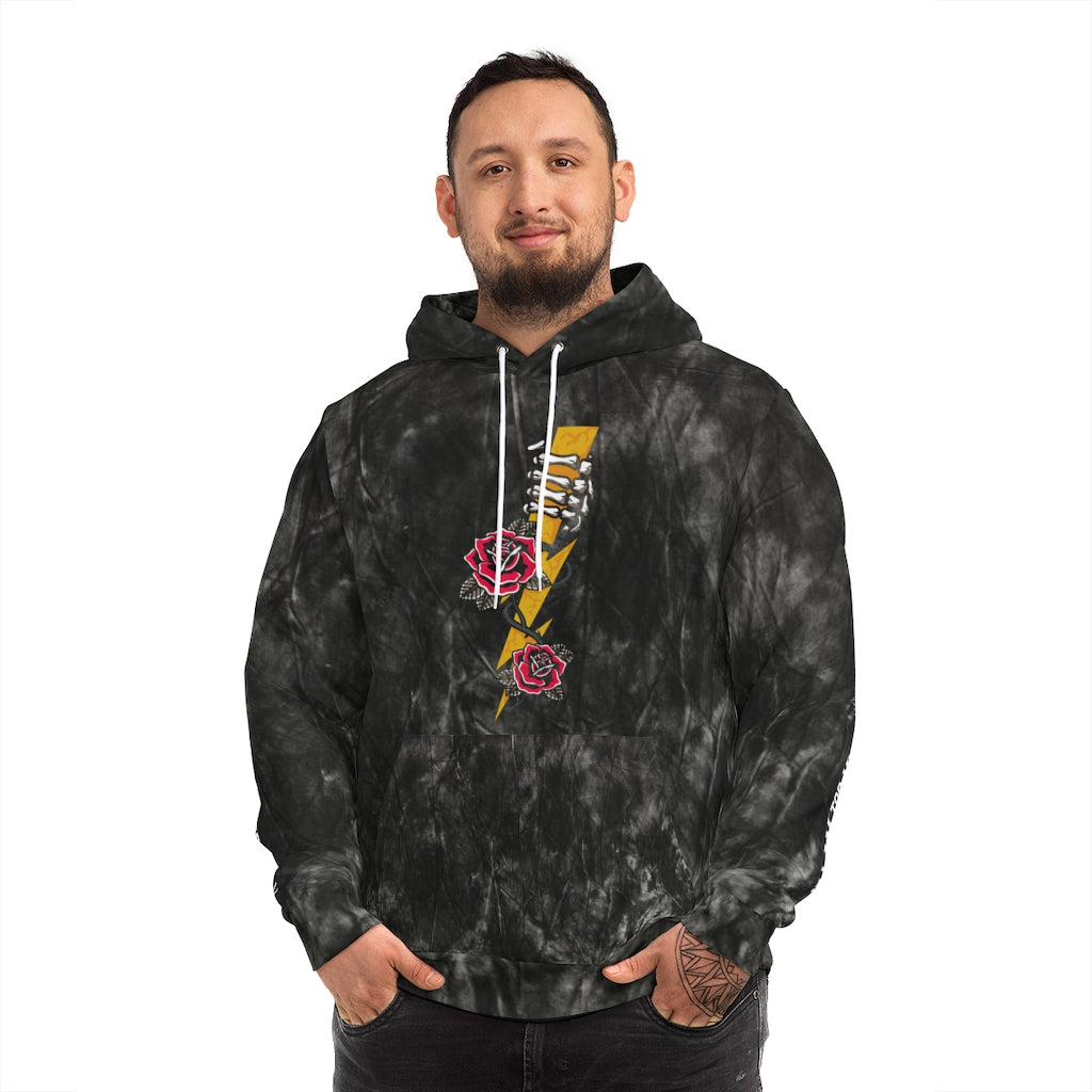 TOO MUCH FIND LESS TIE DYE HOODIE