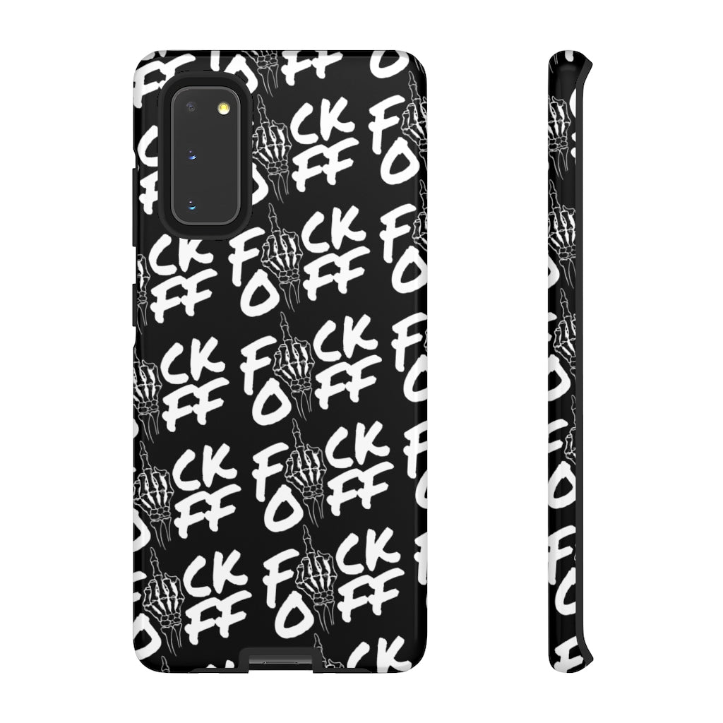 F*CK OFF BLACK Tough Case